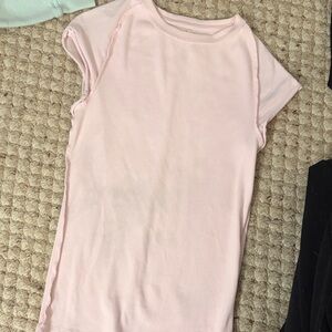 We The Free Blush Ribbed Top
